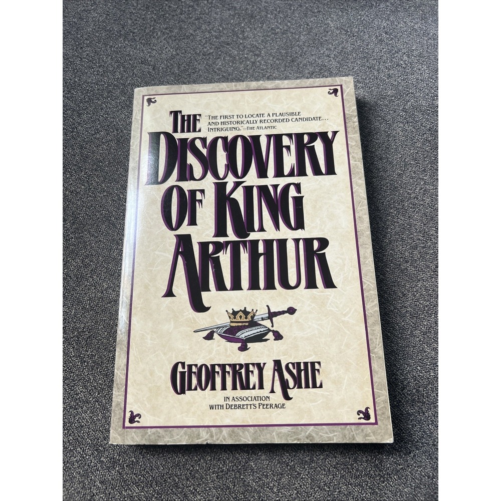 Geoffrey Ashe The Discovery of King Arthur Book Adult OS Tan History Folklore